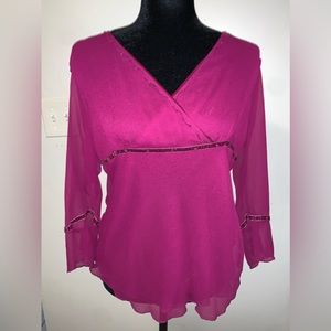 💜woman’s vintage long sleeve top